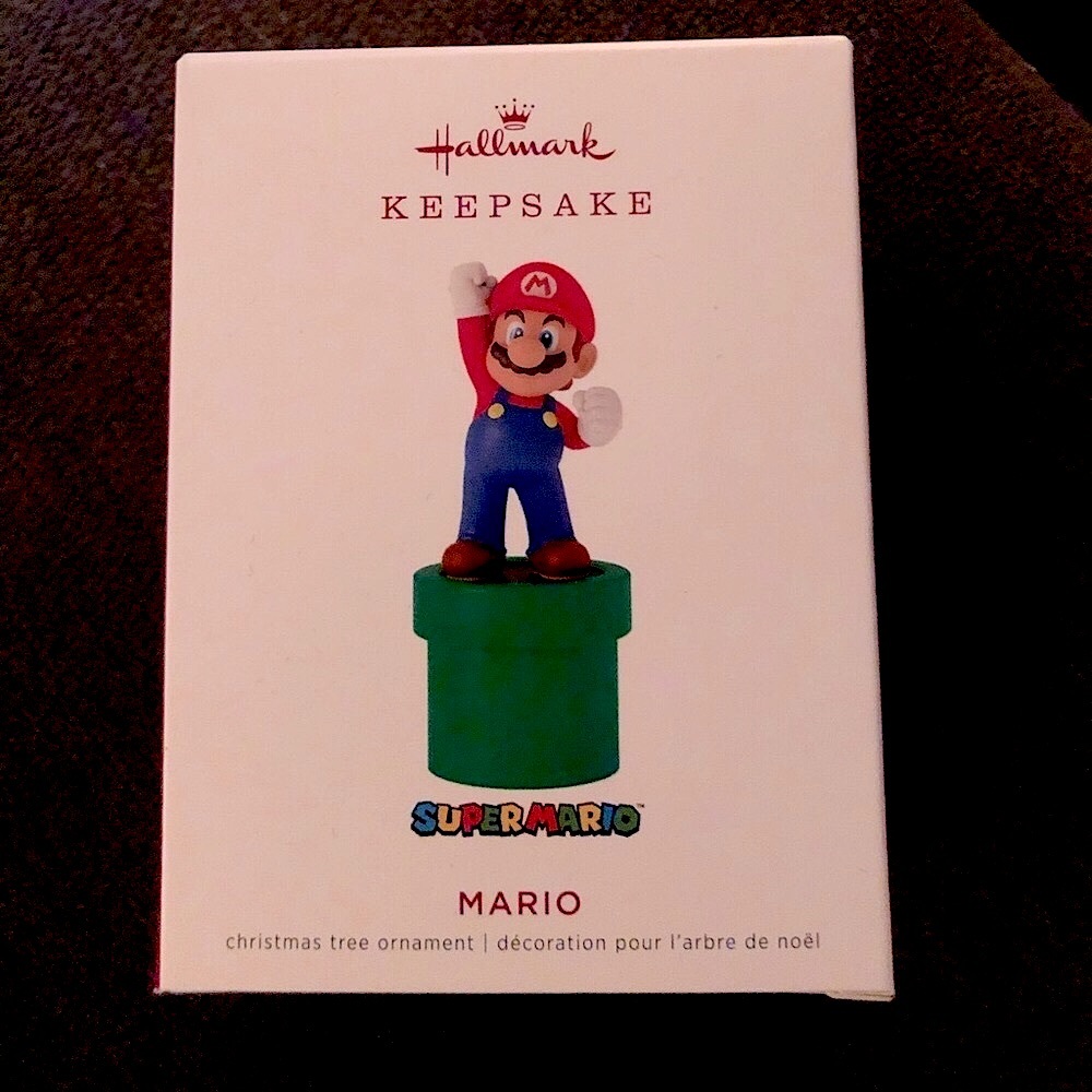 Mario - Super Mario Bros hallmark keepsake 2019 Christmas ornament- brand new